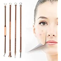 Quita puntos negros de acero inoxidable oro rosa - Limpieza facial manual profesional - Limpiador de Acne- Poros- Granos…